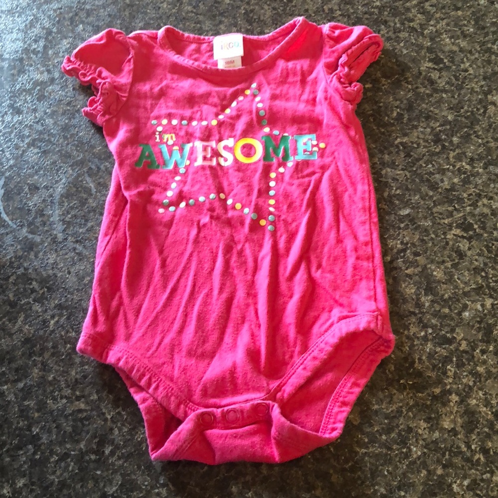 “I’m awesome” onesie